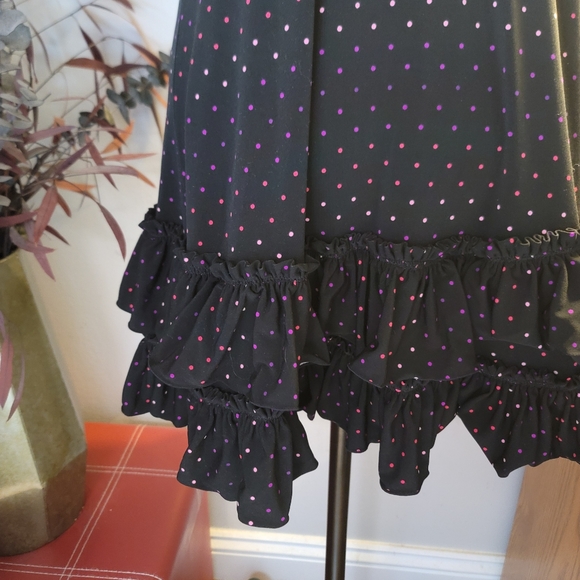 Victoria's Secret Sexy Little Things Ruffle Dress Black Size 36B - Picture 7 of 15